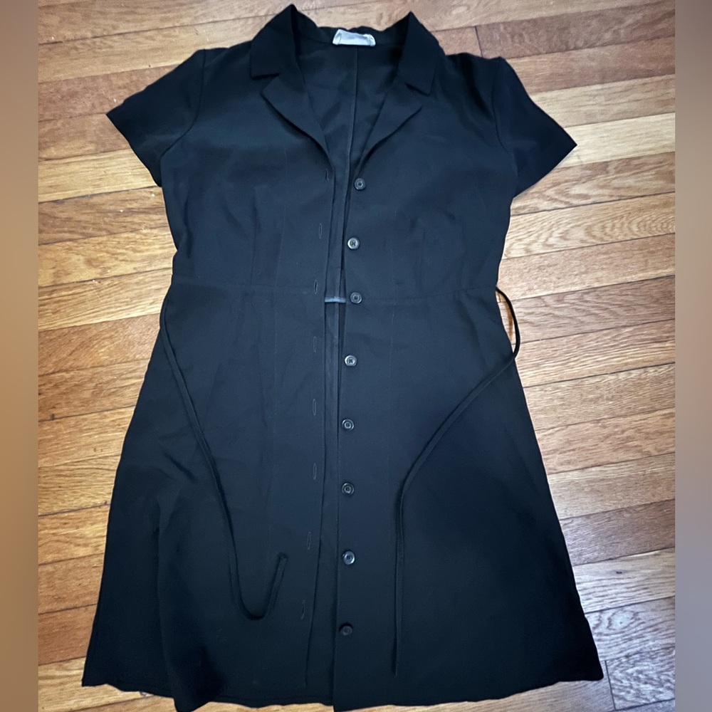 Everlane Japanese GoWeave notch shift dress